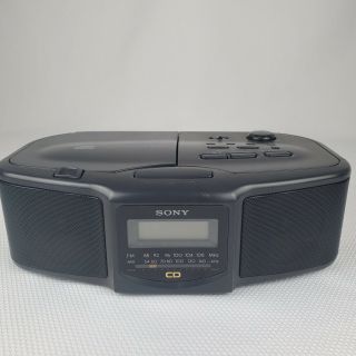 Sony Cd Player Model Icf - Cd800 Radio Am/fm Dual Alarm Clock Vintage