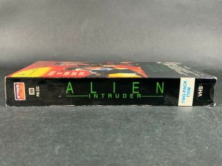 Alien Intruder VHS - Rare Action Cult Sleaze PM Video Gore Horror Sci - Fi Htf 3