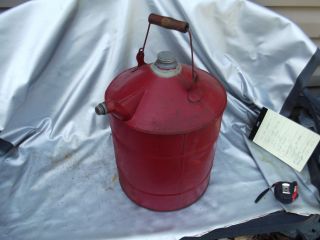 Antique Vintage Railroad Water / Oil Can Large