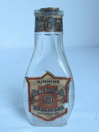 Antique Heinz Bros & Co.  Girkins Bottle Paper Label C.  1880 