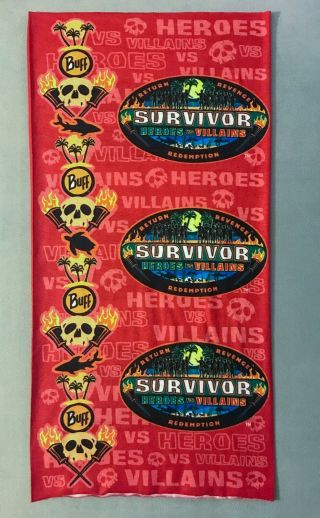 Survivor Buff - Season 20 Heroes Vs Villains - Villains Red Tribe Buff - Rare