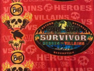 SURVIVOR BUFF - Season 20 Heroes vs Villains - Villains red tribe buff - RARE 2