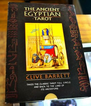 Rare First Edition Ancient Egyptian Tarot Deck With Instruction Book