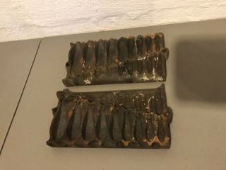 Antique Or Vintage Fish Sinker Weight Mold,  2 Piece,  9 Form Mold