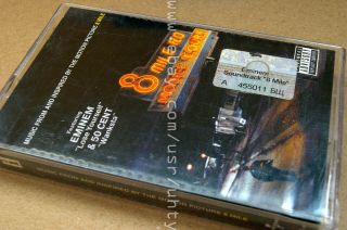 Eminem 8 Mile Ost Rare Ukr Tape Cassette 50 Cent D12 Jay - Z Gungsta Rap