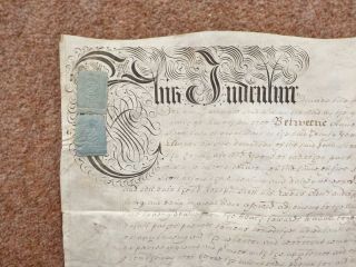 1700 Great Barr Birmingham 17th Century Vellum Deed Document Indenture