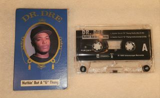 Dr.  Dre " Nuthin But A G Thang " Cassette Tape Rare Single Rap With