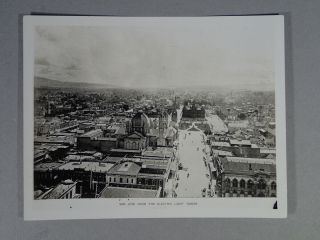 Antique Photo - San Jose Ca From Electric Light Tower Vintage Historic Photograph