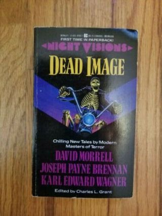 Night Visions Dead Image Charles L.  Grant (1987,  1st Ed) Rare Pb Oop