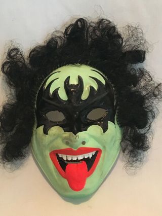 Vintage Kiss Band Gene Simmons Costume Ben Cooper Mask 1970 