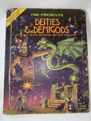 Advanced D&d Deities & Demigods Cyclopedia 144 Page Vintage Tsr Rare Vers