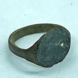 Rare Authentic Ancient Roman Or Byzantine Ring European Artifact Antiquity Old
