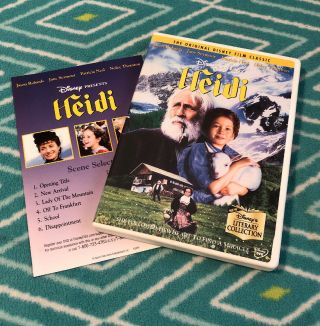 Heidi (dvd,  2005) Jane Seymour,  Jason Robards - Rare Disney Oop