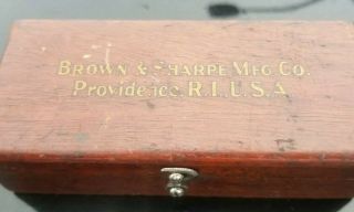 ANTIQUE BROWN & SHARPE INDICATOR DIAL Vintage Machinist gauges precision tools 2
