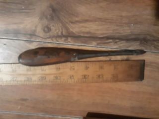 Antique Screwdriver Wood Handle