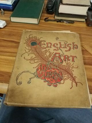 English Art In 1884 Antique Book Illustrated Henry Blackburn 1895 Engravings