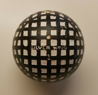 Antique Golf Ball,  Silver King 1
