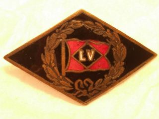 Old Antique Lehigh Valley Railroad Lapel Hat Enamel Badge Pin Nr