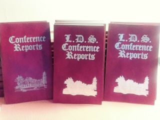 General Conference Report Lds Mormon Church 1900 - 1926 Photo Reprint Vintage Rare