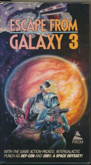 Escape From Galaxy 3 Three Iii Wild Disco Sci Fi Fantasy Weirdness Vhs Rare