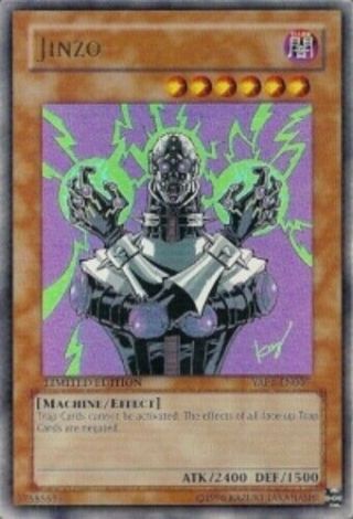 Yugioh Jinzo - Yap1 - En007 - Ultra Rare - Limited Edition Moderately Played