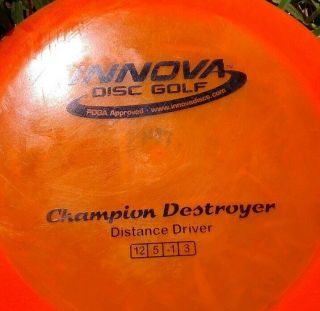Innova - rare 2012 great cond Penned/Pre Emboss Champion DESTROYER - 175g 2
