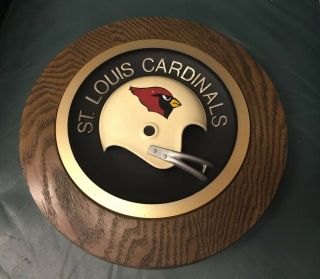 Vintage 1970’s St.  Louis Cardinals Nfl 3d Helmet Wall Plaque,  Rare.