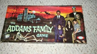 Rare Abc Tv Series 1964 Ideal The Addams Family Board Game - Not Complete