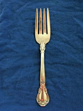 (1) 1895 Chantilly By Gorham Sterling Silver Med Solid Serving Fork No Monogram