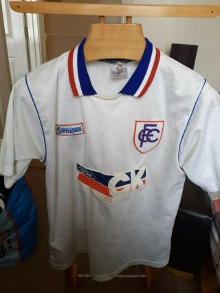 Rare Old Chesterfield Away Football Shirt Size Medium