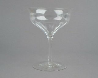 Antique Whitefriars James Powell Champagne Glass Coupe.