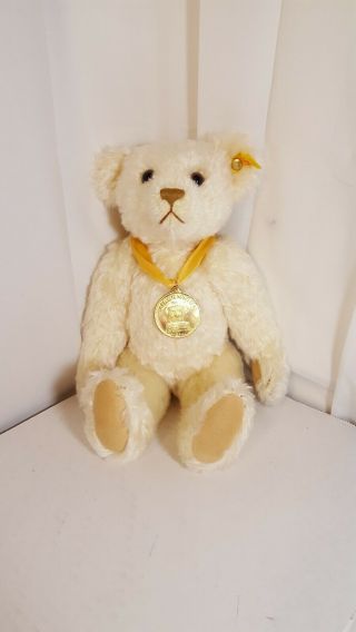 Steiff Danbury Millenium Steiff Bear 2000 Teddy Bear Ivory Gorgeous No Box