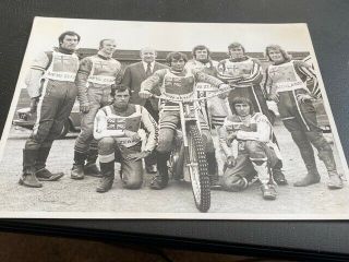 Zealand - - Speedway Test Team - - 1974 - - - Rare - - 8x6 - - Team Photo
