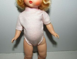 Vintage Pink Romper Body Suit Fits Madame Alexander - Kins Wendy 8 " Dolls