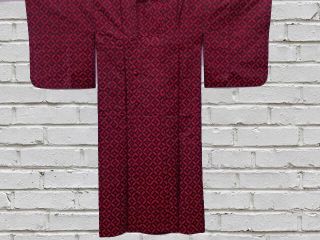 Vintage Japanese Kimono,  Antique Rain Coat / Craft Material,  From Japan,  Silk
