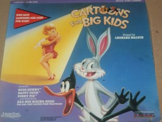 Cartoons For Big Kids (laserdisc) Bugs Bunny Daffy Duck Porky Pig Rare