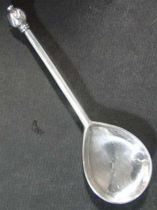 Antique Sgd L Stone? Maker Sterling Silver A&c Arts & Crafts Tea Caddy Spoon