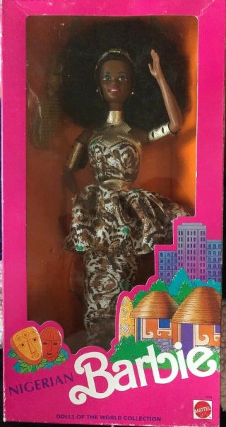 Mattel 1989 Nigerian Barbie Nigeria 
