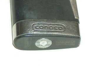VTG RARE Ronson Conoco Gas & Oil Company Cigarette Cigar Lighter Made in England 2