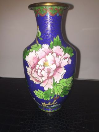 Stunning Vintage Chinese CloisonnÉ Vase
