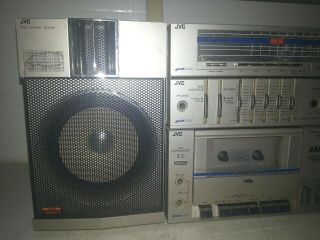 Vintage rare 1982 JVC PC - R11 Radio,  Boombox,  GhettoBlaster am/fm Cassette, 3