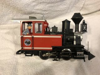 Lgb 2117d Rare Red Lake George & Boulder 0 - 4 - 0 Steam Locomotive W/smoke G - Scale