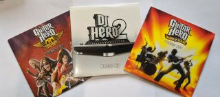 Guitar Dj Hero Press Kits - Rare Demo Promo Rock Band Promotional
