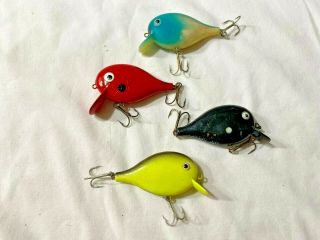 4 Vintage Thompson Small Doll Top Secret Fishing Lures 2
