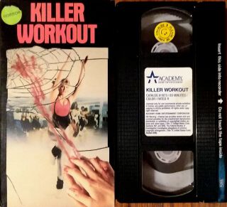 Killer Workout - Vhs 1987 Rare Slasher Horror Aerobicide Marcia Karr Ted Prior