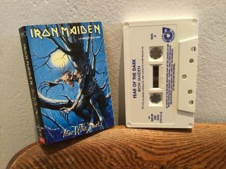 Iron Maiden Fear Of The Dark Rare South African Cassette Tape Africa Kiss Ac/dc
