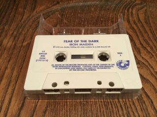 Iron Maiden Fear Of The Dark rare South African cassette tape Africa Kiss AC/DC 3