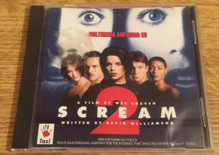 Scream 2 - Rare Multimedia & Audio Promo Cd (pc Cd - Rom) (music Soundtrack) (1998)