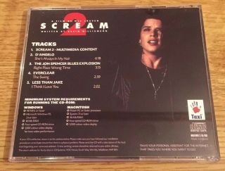 SCREAM 2 - Rare Multimedia & Audio Promo CD (PC CD - ROM) (Music Soundtrack) (1998) 2