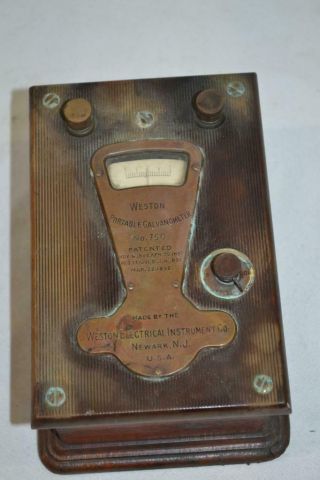 Antique Weston Portable Galvanometer Model 750